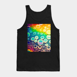 Eat my bubbles rainbow pattern Tank Top